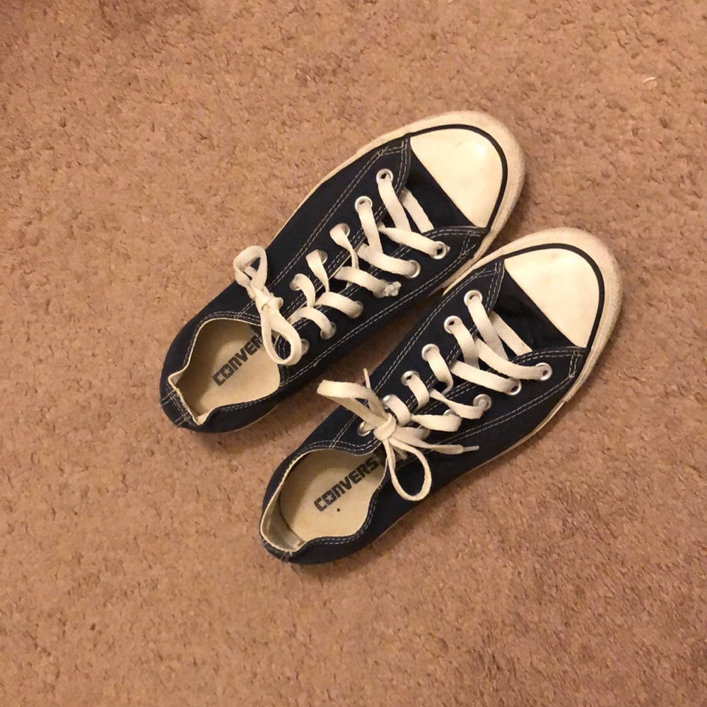 Navy Blue lop-top Converse